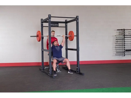  Body-Solid SPR1000SSBackP4 Extended Power Rack Package w/Power Rack Strap Safeties (New)