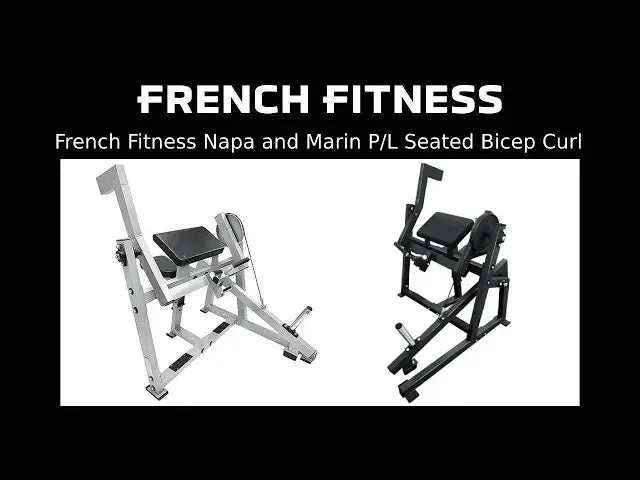 French Fitness Marin Seated Bicep Curl Plate Loaded (New) video preview 1