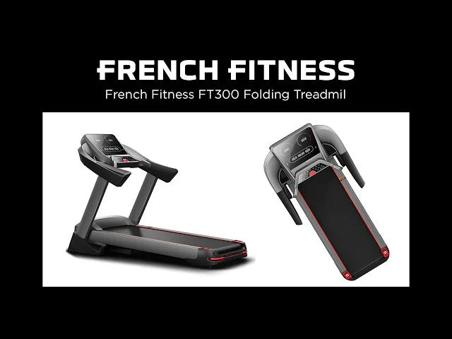French Fitness FT300 Folding Treadmill (New) video preview 1