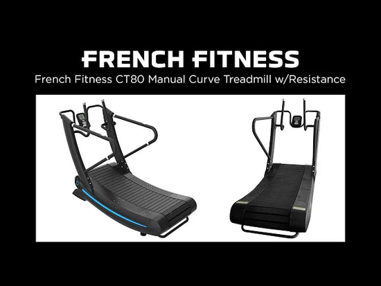 French Fitness CT80 Manual Curve Treadmill w/Resistance (New)