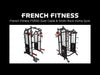 French Fitness FSR50 Dual Cable & Smith Rack Home Gym (New)