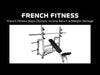 French Fitness Napa Olympic Incline Bench w/Weight Storage (New)
