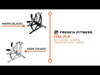  French Fitness Marin Iso-Lateral Rowing Low Row Plate Loaded (New)