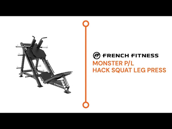French Fitness Monster P/L Hack Squat Leg Press (New)
