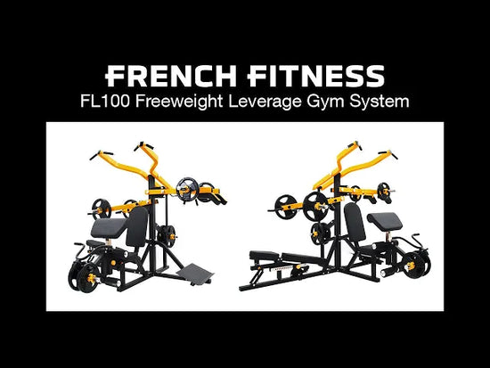 French Fitness FL100 Freeweight Leverage Gym System (New)