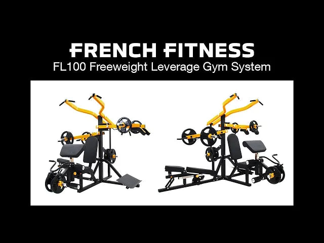 French Fitness FL100 Freeweight Leverage Gym System (New)