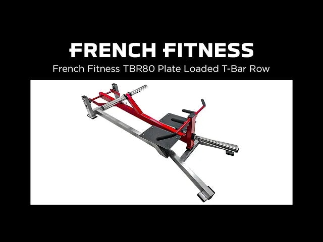 French Fitness TBR80 Plate Loaded T-Bar Row (New) video preview 1