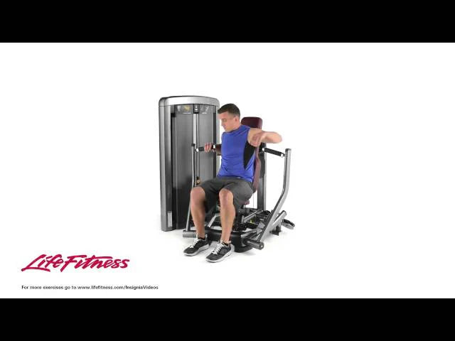 Life Fitness Insignia Series Chest Press (Remanufactured) video preview 1