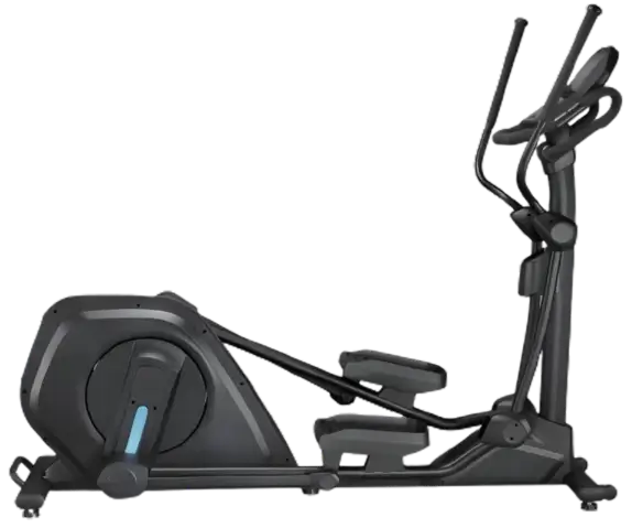 French Fitness E320T Elliptical Trainer w/10" Touch Console - Side view