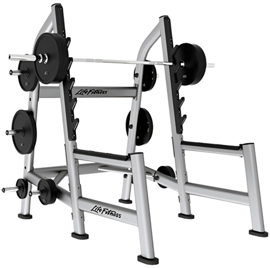 Life Fitness Signature Olympic Squat Rack (Remanufactured)