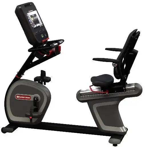 Star Trac 8 Series Recumbent Bike w/16" Embedded Display - Black (New) Image 10