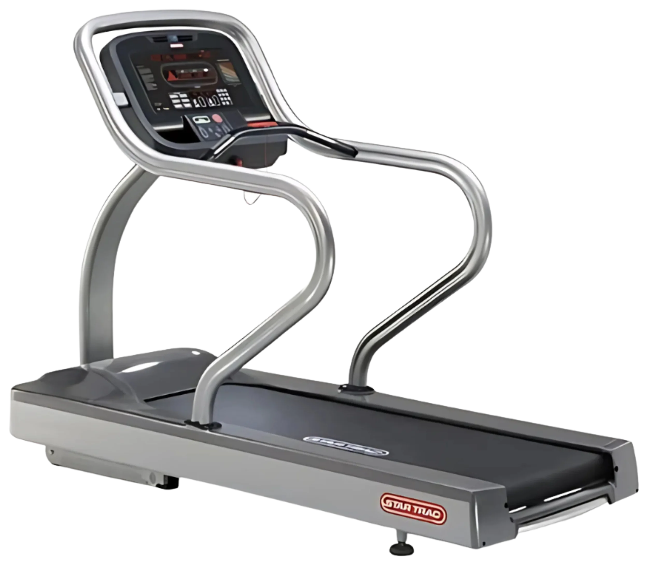 Star Trac E-TRE Touch Screen Treadmill - Angled View