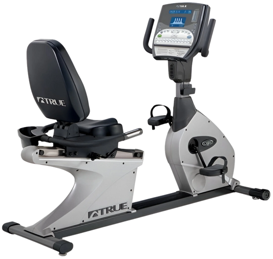 True Fitness CS800 Recumbent Bike w/ 2-Window LCD (Remanufactured) Image