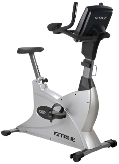 True Fitness CS800 Upright Bike w/ 2-Window LCD (Remanufactured) Image