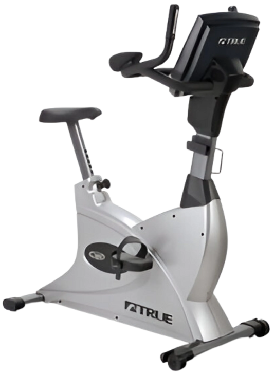 True Fitness CS800 Upright Bike w/ 2-Window LCD (Remanufactured) Image