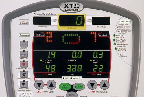 SportsArt XT20 Xtrainer Recumbent Bike (Remanufactured) Image 3