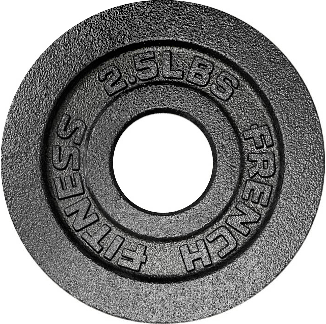 French Fitness Cast Iron Olympic Weight Plate V1 2.5 lbs (New)