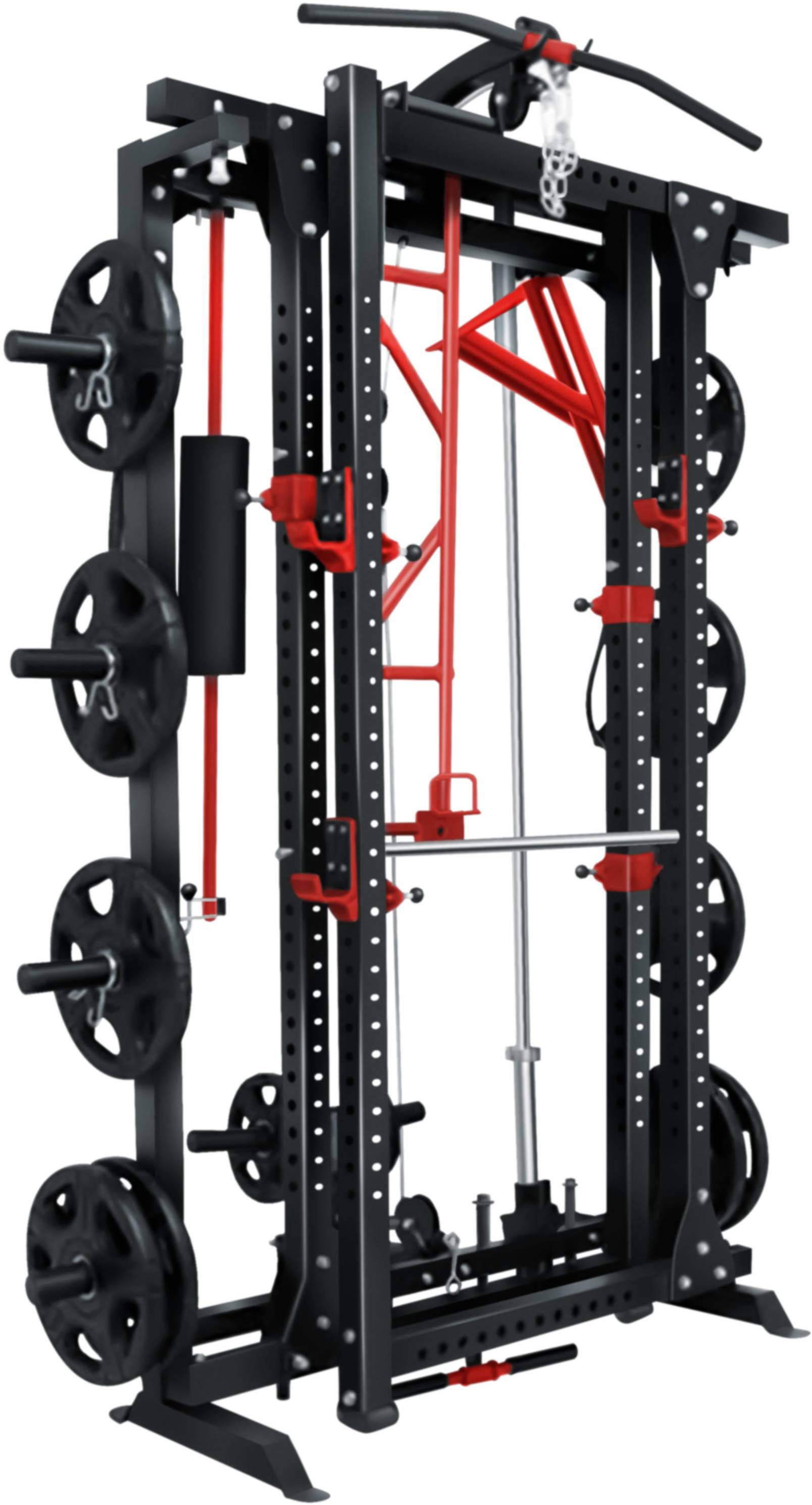 French Fitness Folding Cable Power Rack / Cage