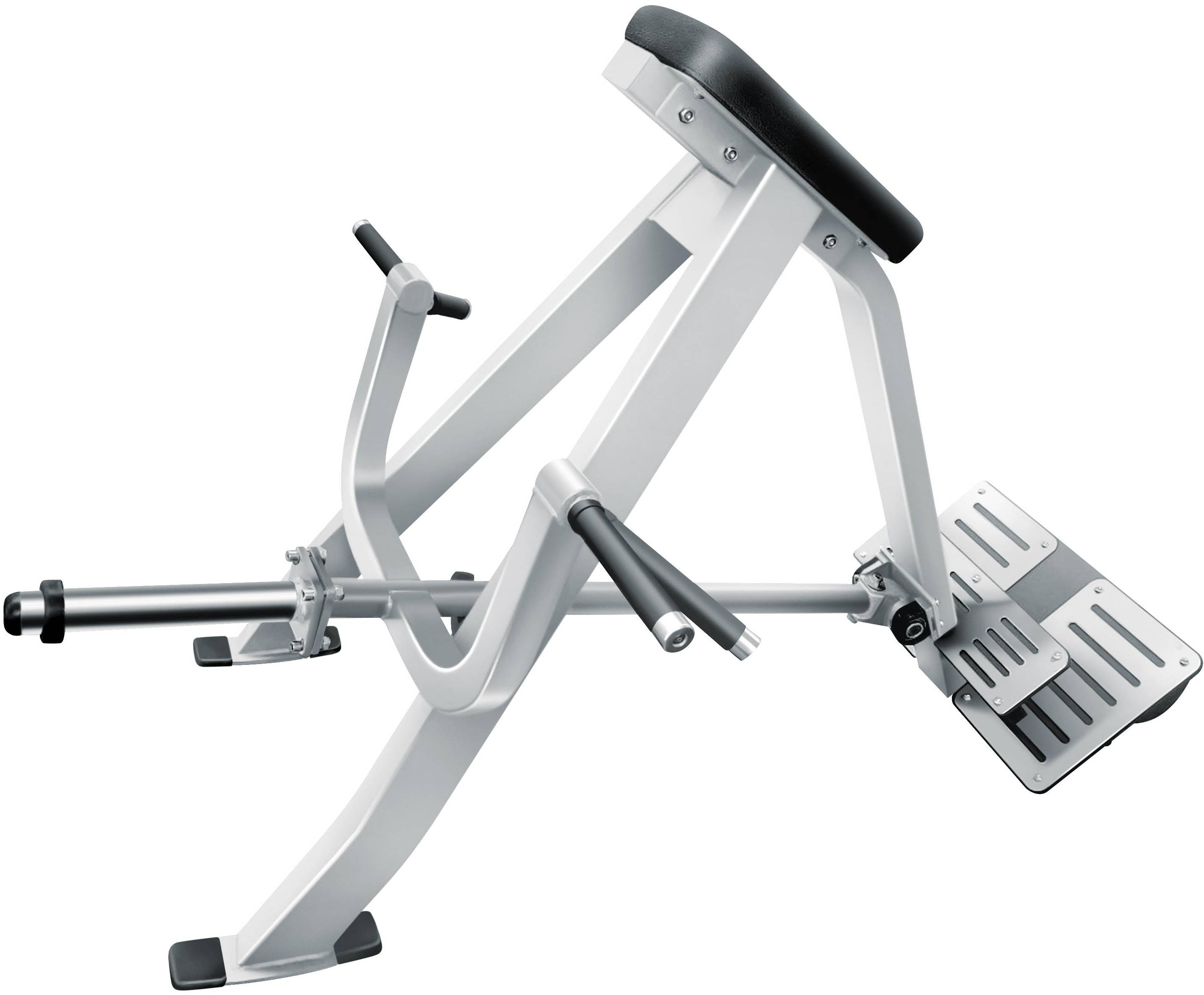 French Fitness Chest Supported T-Bar Row TBAR-C90 Silver